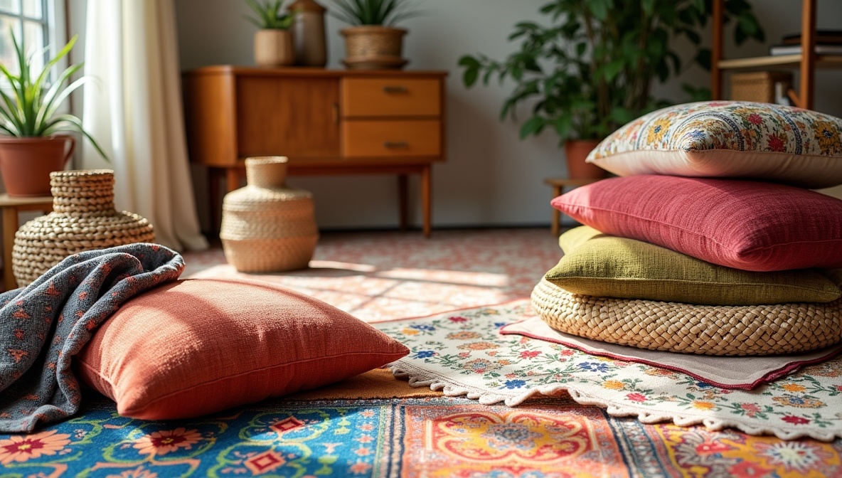 Functional textiles and fabric samples for living spaces